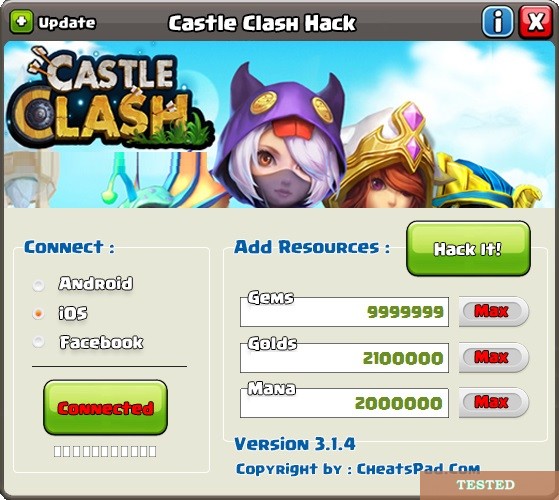 Castle Clash Hack Tool Free Download For Android
